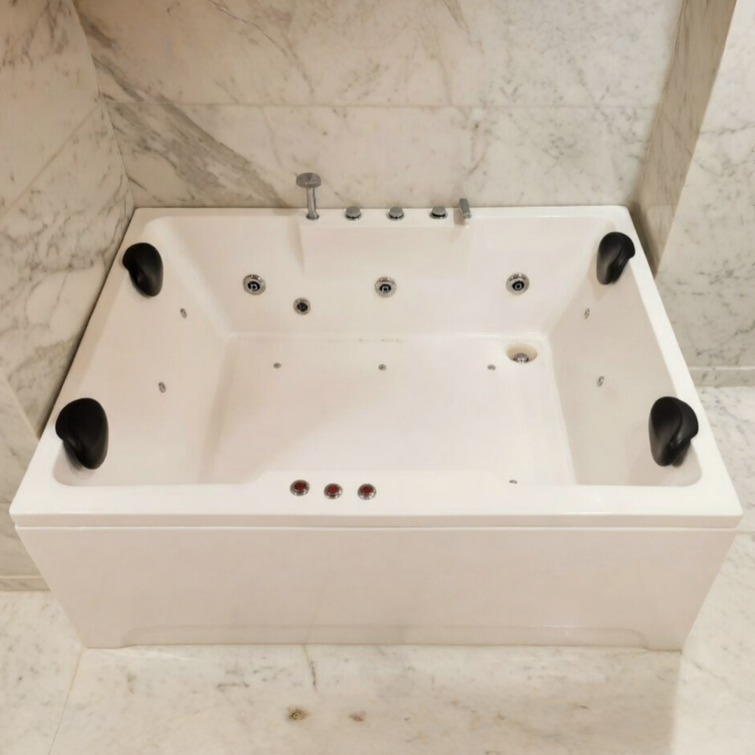 1 (1) AquaBath Luxury 6×6 Jacuzzi Bathtub - Image 2