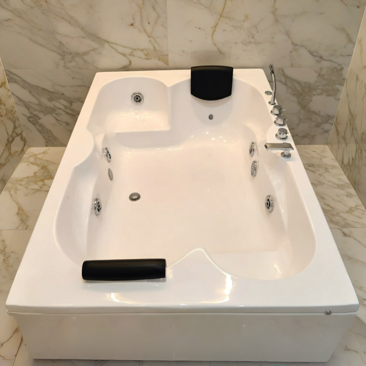image-Photoroom (82) (1) AquaBath 2 Seater Jacuzzi Bathtub - Image 1