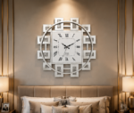 AquaBath Designer Square Wall Clock Front View 24 × 24 Inches