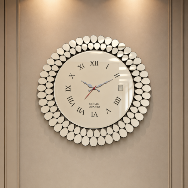 AquaBath 2D Lazer Watch 24x24 Inches Decorative Designer Wall Clock