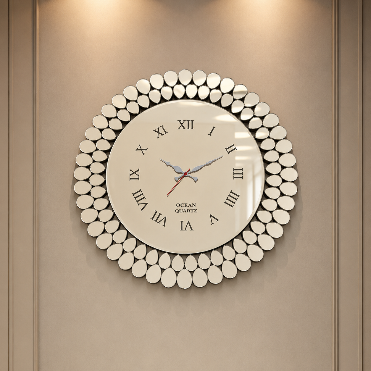 2D Lazer Watch 24x24 Inches AquaBath 2D Lazer Watch 24x24 Inches Decorative Designer Wall Clock