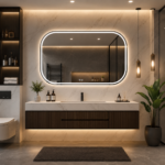 Premium LED Mirror 5mm Wall Mounted Bathroom Mirror by AquaBath