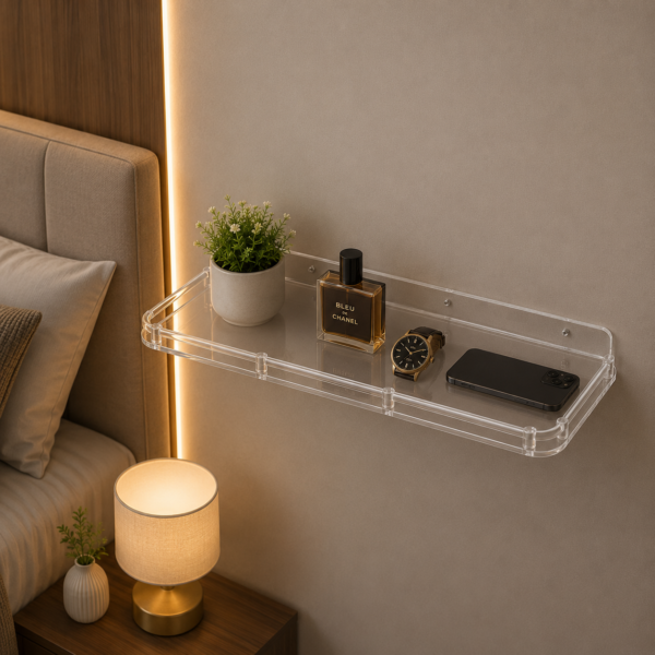 AquaBath Multipurpose Shelf 12 premium ABS plastic wall mounted storage shelf