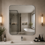 AquaBath Rectangular Bathroom Mirror Front View 18 × 24 Inches